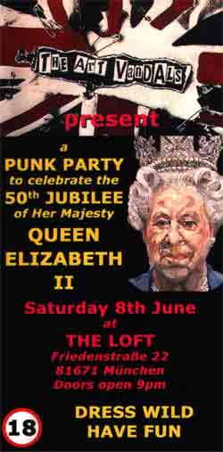 Konzertplakat art vandals München 2002